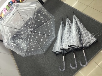 新款POE浪漫阿波罗伞 羽毛、星星、圆点与爱心的时尚融合